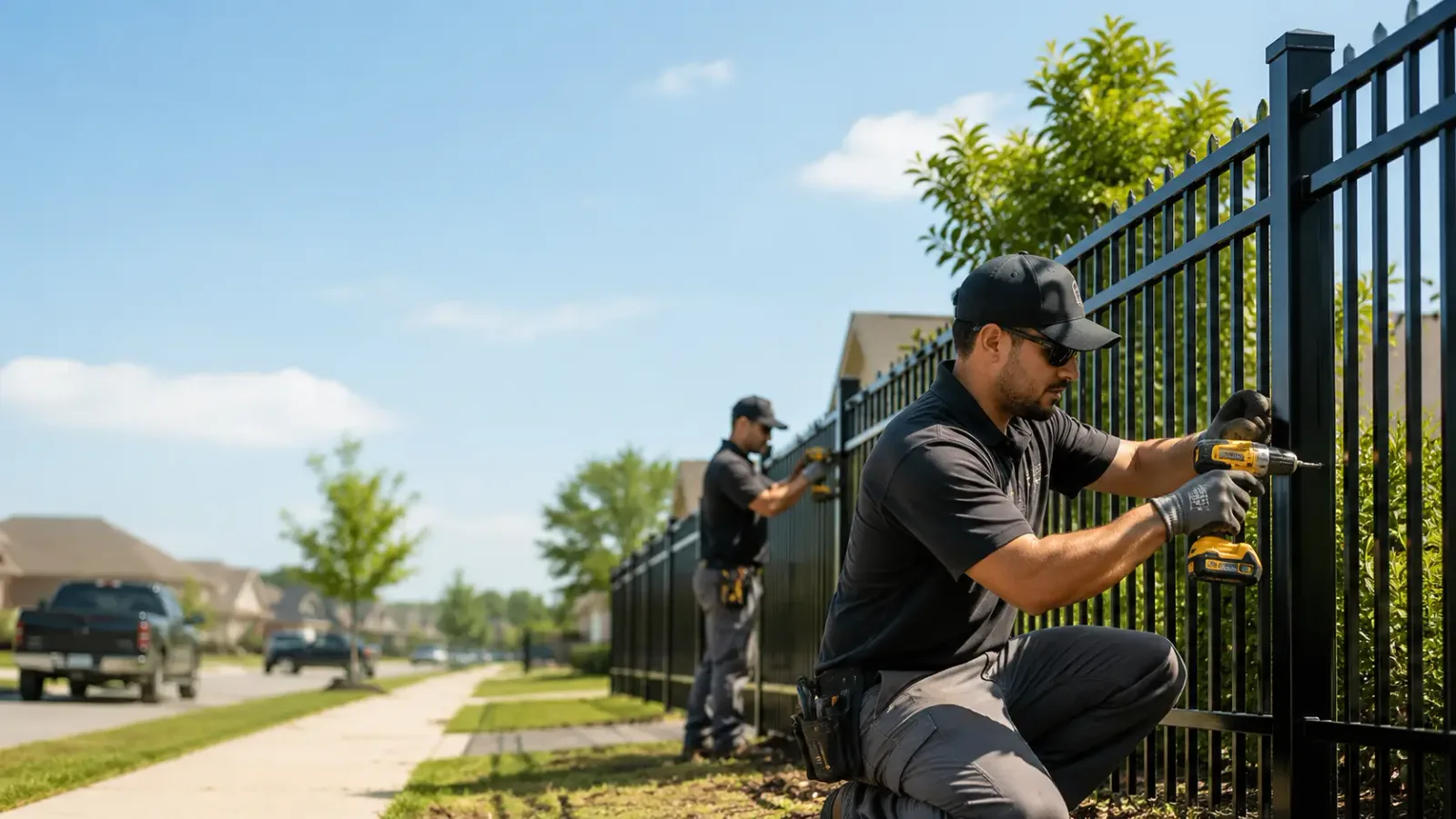 Metal Fence Installation in Ovalo, TX
